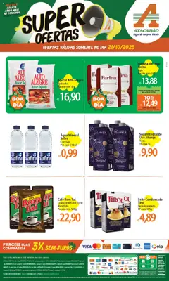 Pré-Visualização do folheto "Ofertas - PR" da loja Atacadão válido a partir de 21/10/2025