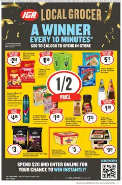 Preview of catalogue IGA Local Grocer NT/WA from shop IGA valid 08/04/2026