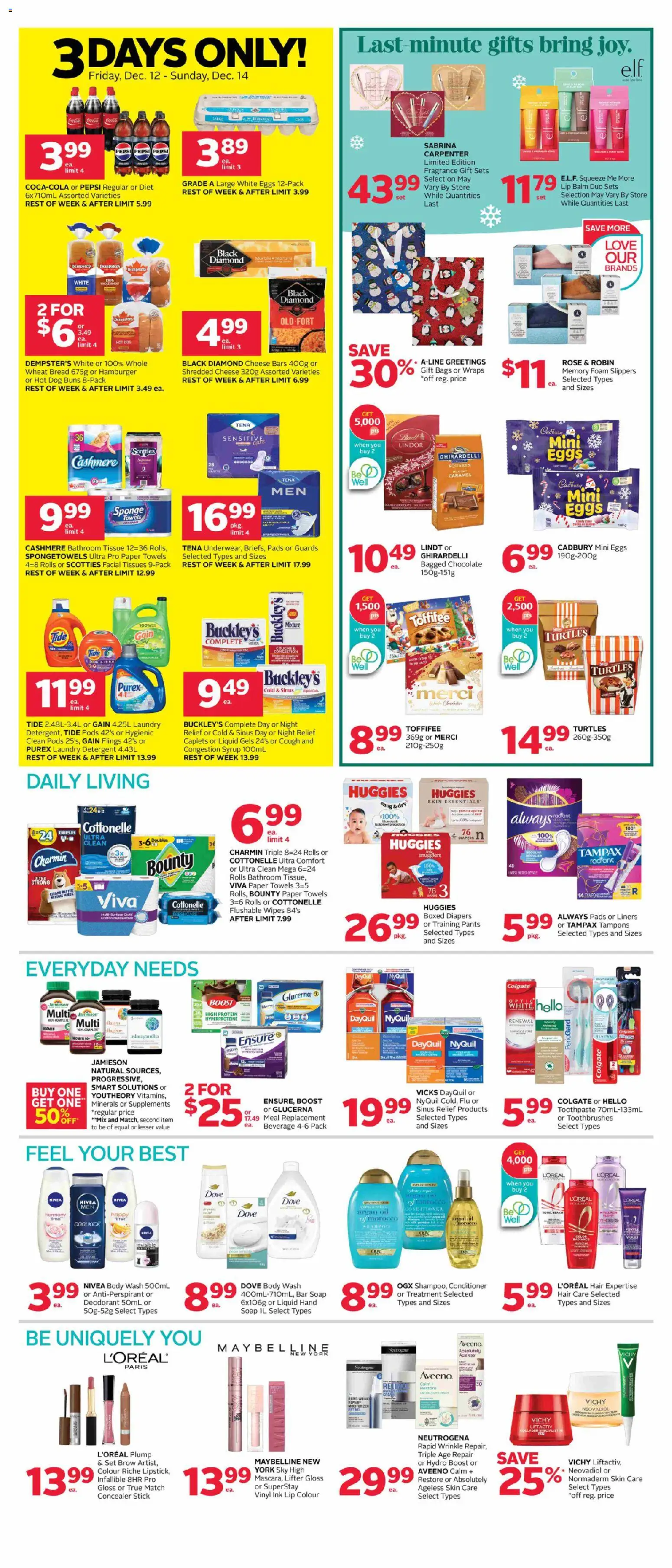 Preview of leaflet Weekly flyer / circulaire from shop Rexall is valid from Dec 12, 2025