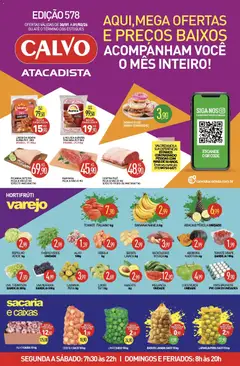 Pré-Visualização do folheto "Ofertas da semana" da loja Calvo Atacadista válido a partir de 30/01/2026