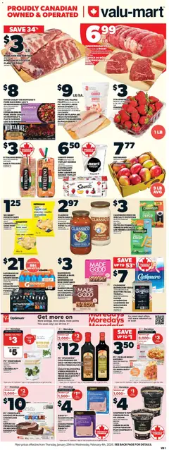 Un aperçu du dépliant Weekly Flyer du magasin Valu Mart est valide à partir 29 janv. 2026