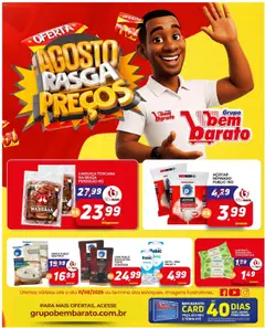 Pré-Visualização do folheto "Ofertas da semana" da loja Supermercado Bem Barato válido a partir de 05/08/2025