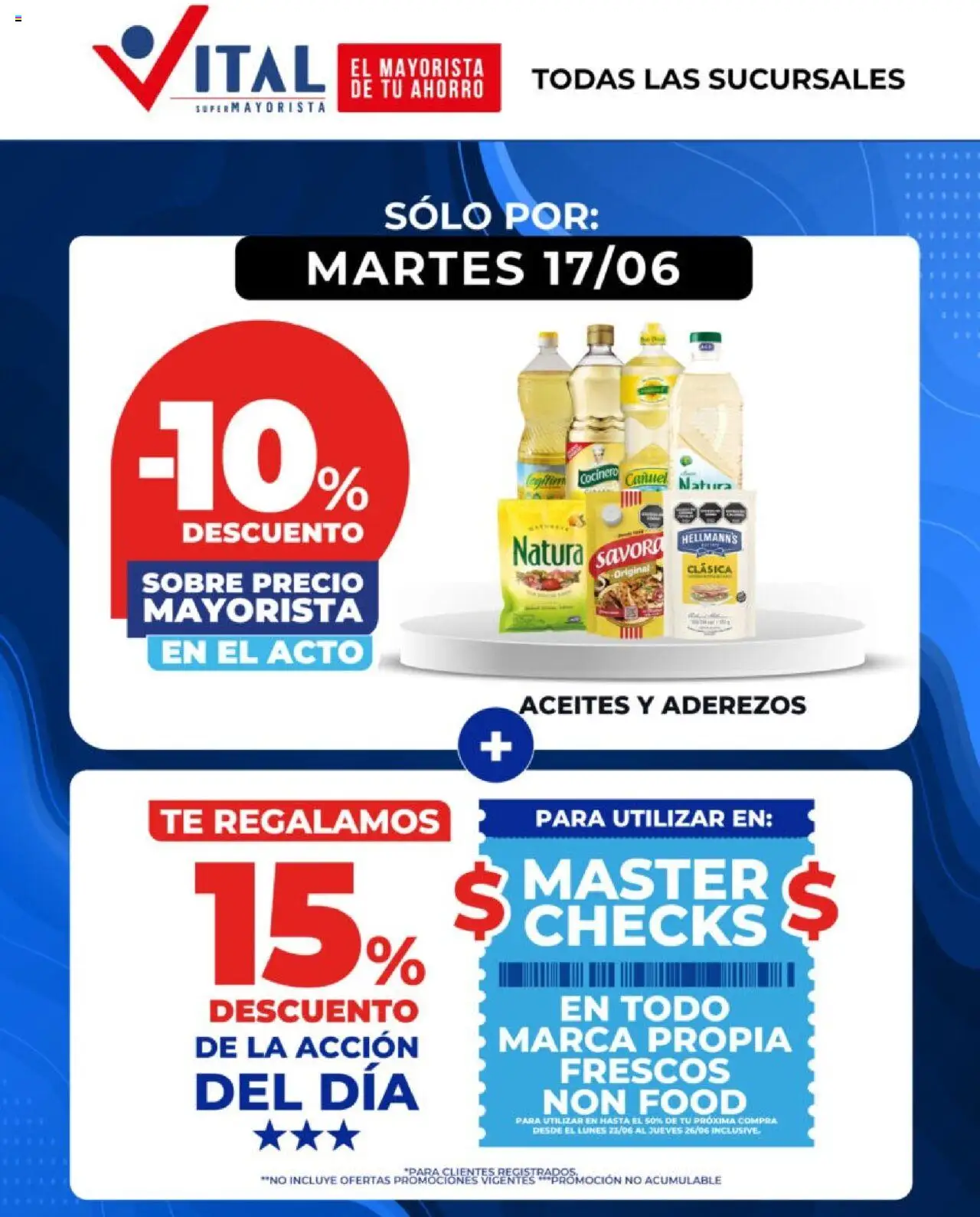 Vital Sólo por Martes del 17/06/2025 >> Catálogo - Té, Sobre