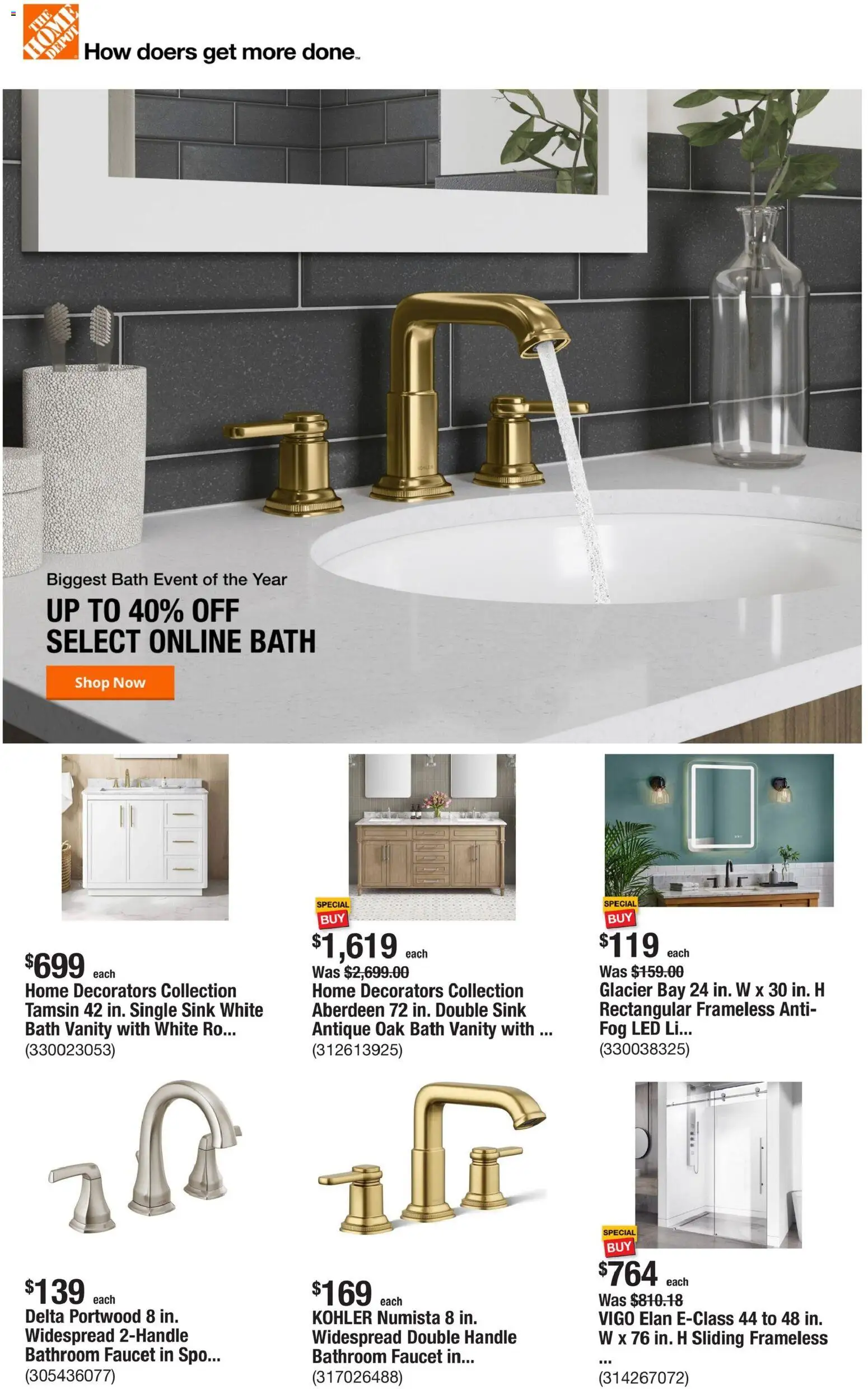 Ad Preview of Home Depot Home Depot Weekly Ad - FL from 03/12/2026