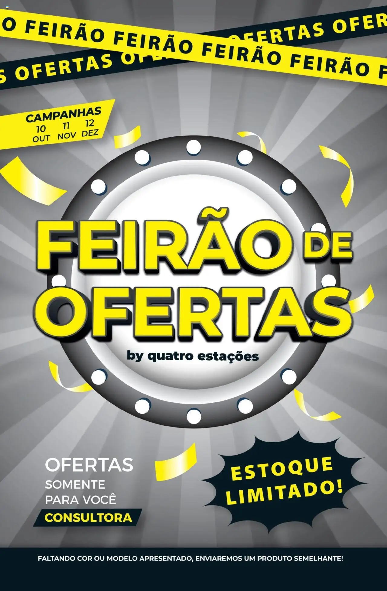 Quatro Estações folheto "Catálogo 10-11-12" válido a partir de 01/10/2025 - número de página 1