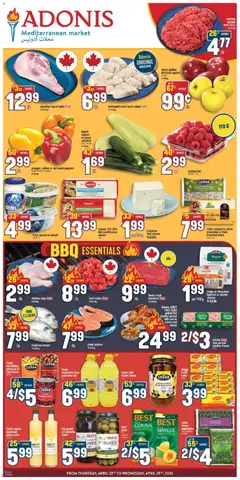 Preview of leaflet Adonis weekly flyer from shop Adonis is valid from Apr 23, 2026