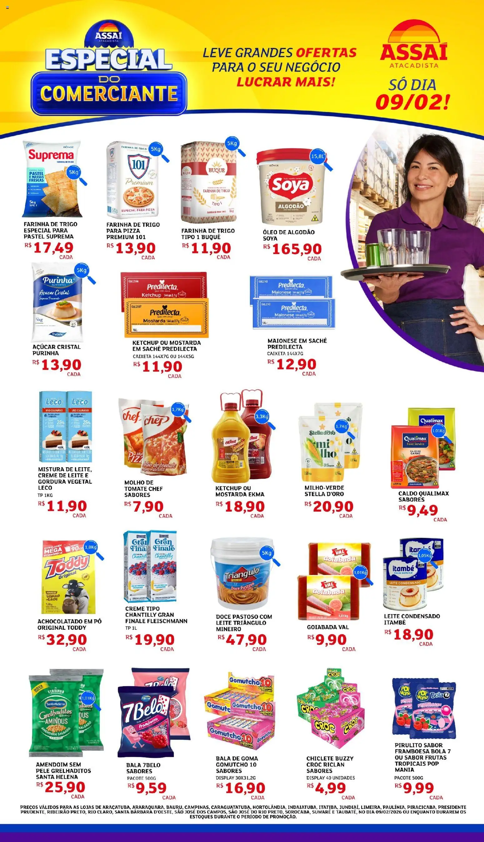 Pré-Visualização do folheto "Encarte - SP" da loja Assaí Atacadista válido a partir de 09/02/2026