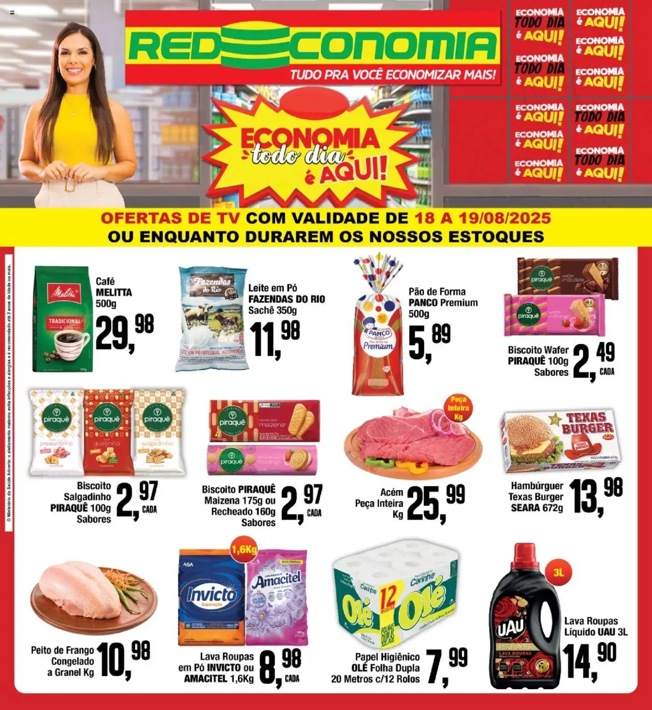 RedEconomia folheto "Encarte" válido a partir de 18/08/2025 - número de página 1