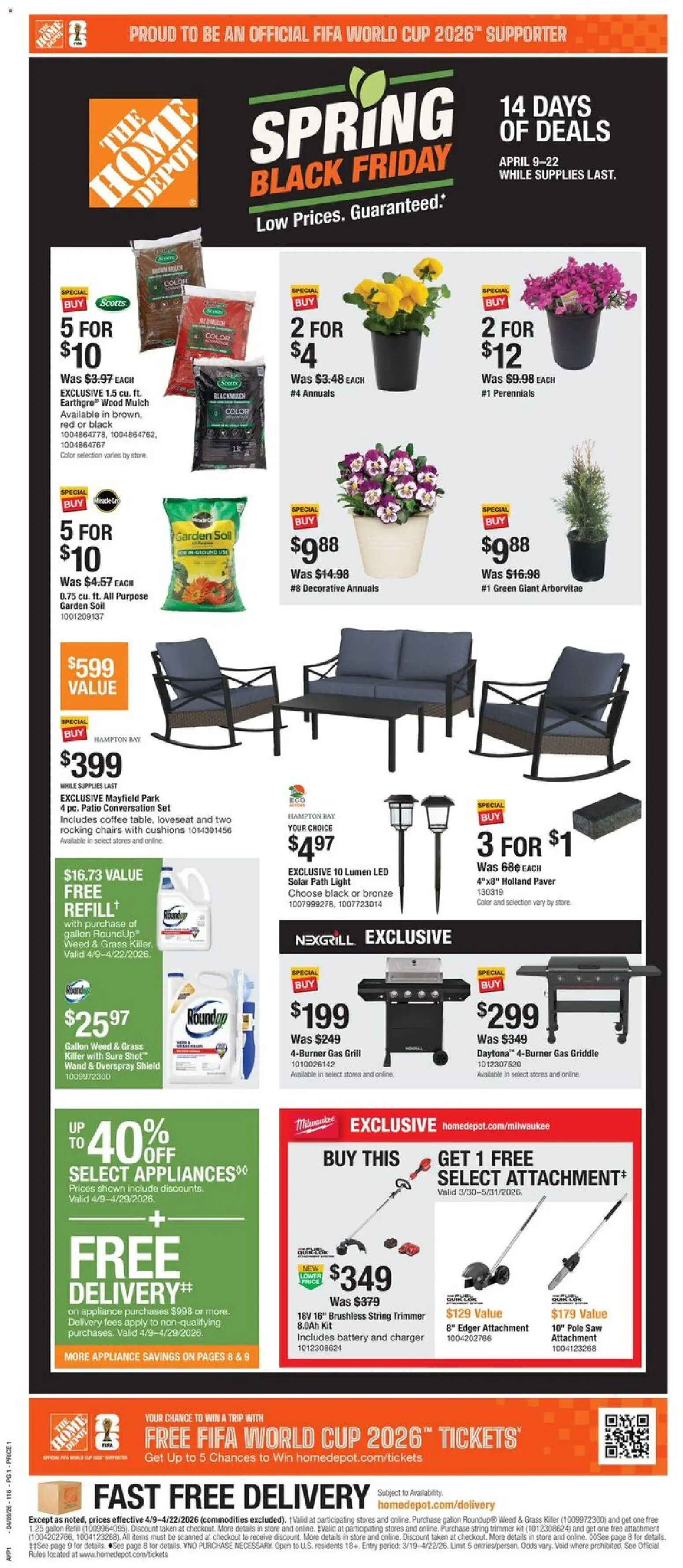 Ad Preview of Home Depot Home Depot Local Ad - NY from 04/09/2026