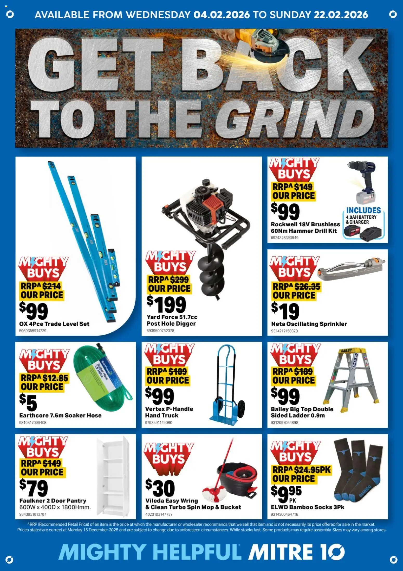 Preview of catalogue Catalogue from shop Mitre 10 valid 04/02/2026