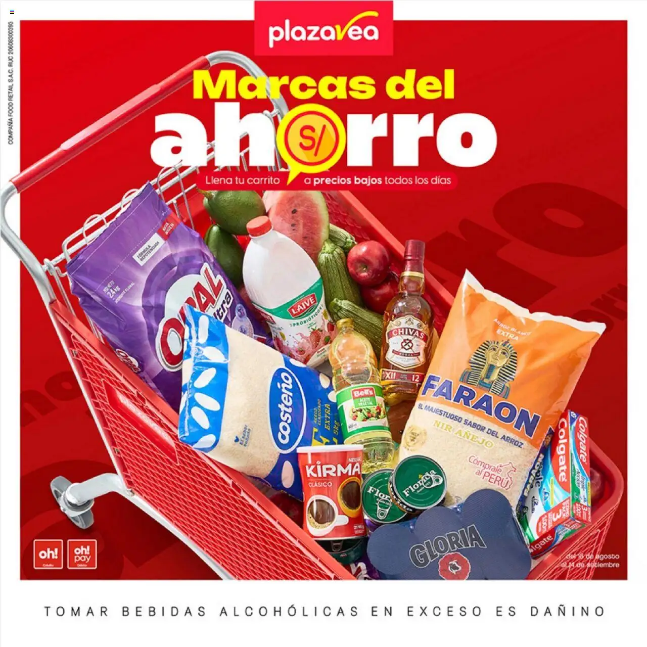 Plaza Vea Especial Marcas Del Ahorro (18/08/2025 - 14/09/2025) - ofertas de hoy - número de página 1