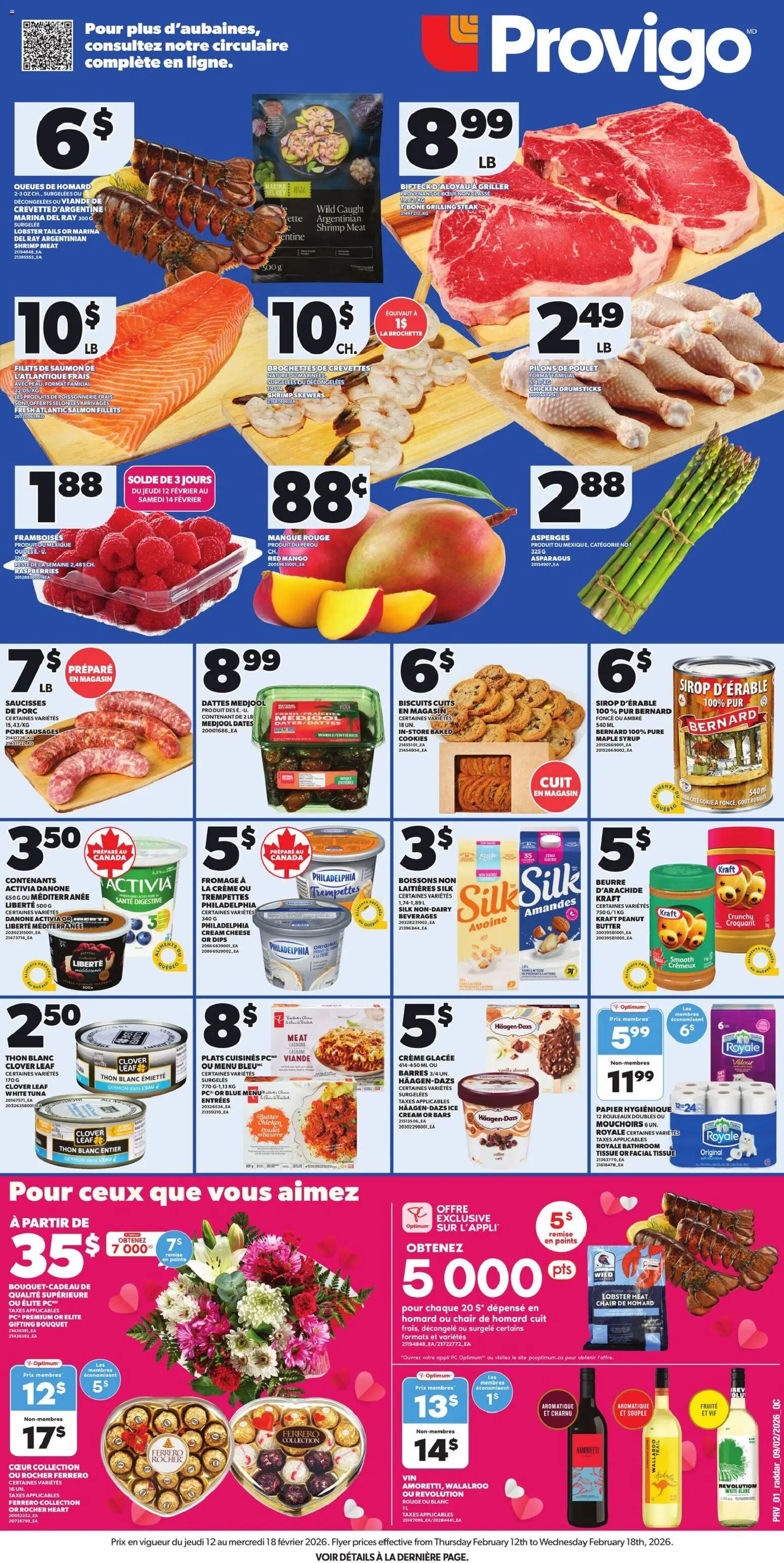 Preview of leaflet Weekly flyer / circulaire from shop Provigo is valid from Feb 12, 2026