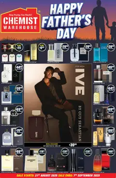 Preview of catalogue Catalogue from shop Chemist Warehouse valid 21/08/2025
