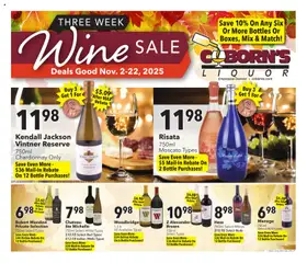 Ad Preview of Coborn's Wine Sale from 11/02/2025