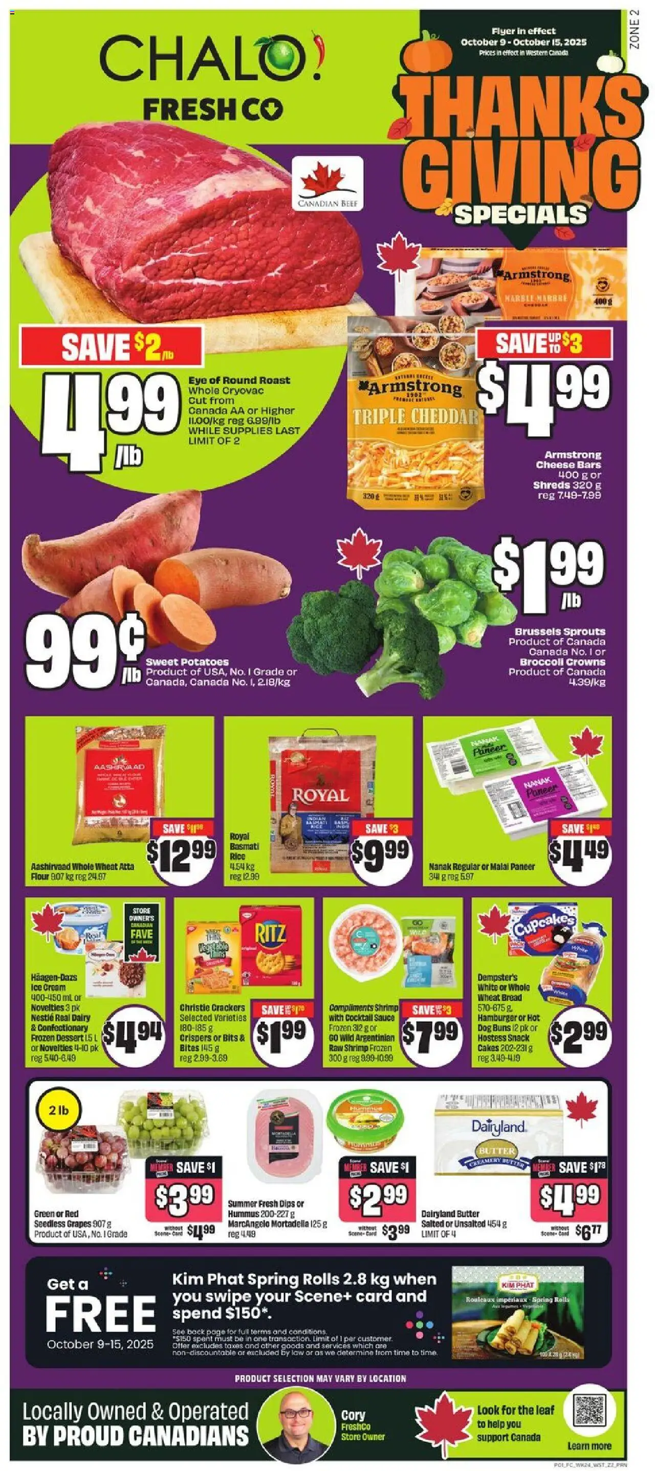 FreshCo flyer valid from Oct 09, 2025 - page number 1