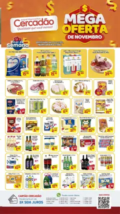 Pré-Visualização do folheto "Ofertas da semana" da loja Cercadão válido a partir de 01/11/2025 | Página: 1