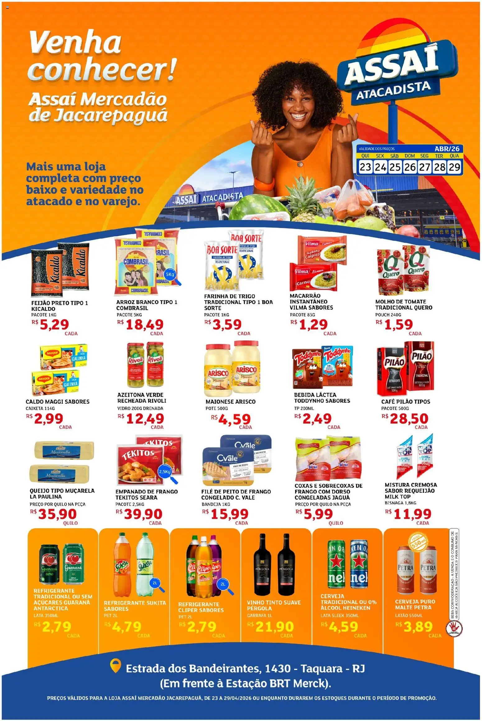 Pré-Visualização do folheto "Assaí Atacadista ofertas - RJ" da loja Assaí Atacadista válido a partir de 24/04/2026