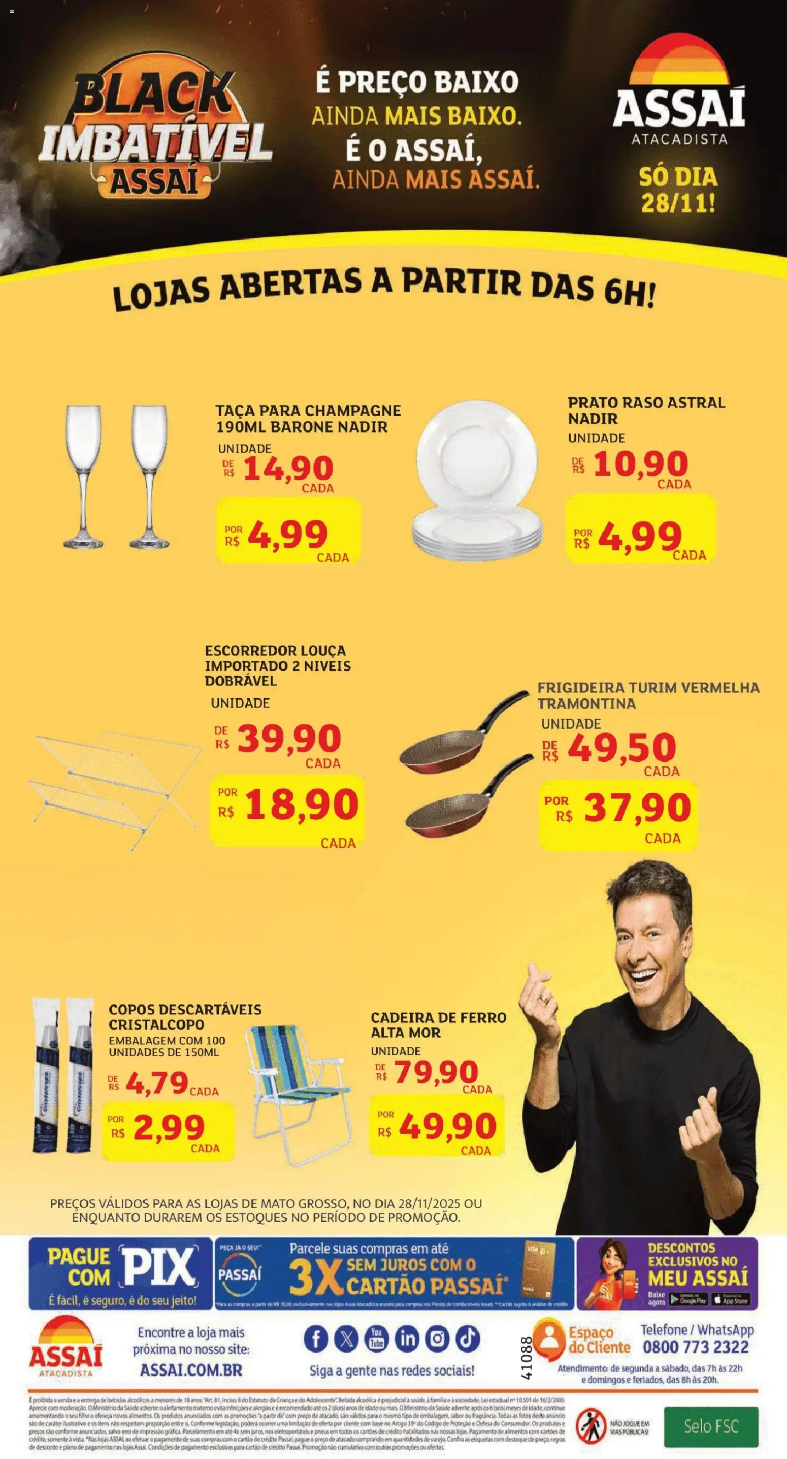Pré-Visualização do folheto "Encarte - MT" da loja Assaí Atacadista válido a partir de 28/11/2025