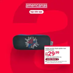 Pré-Visualização do folheto "Ofertas Voltas às Aulas" da loja Lojas Americanas válido a partir de 29/01/2026