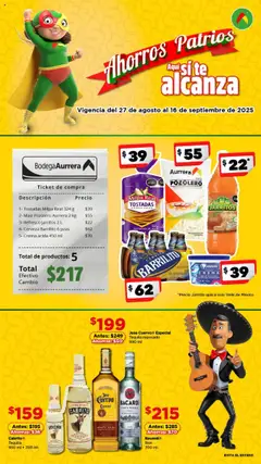 Vista previa las ofertas de la tienda Bodega Aurrerá - Folleto - Todo para la Reunión Familiar desde el 27/08/2025 