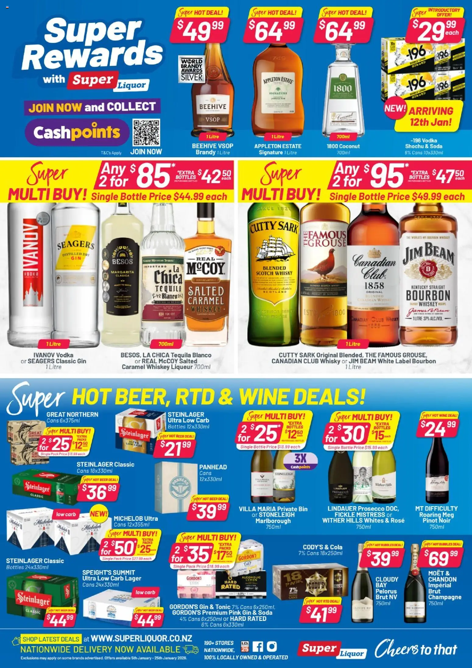 Preview of catalogue Catalogue from shop Super Liquor valid 5 Jan 2026