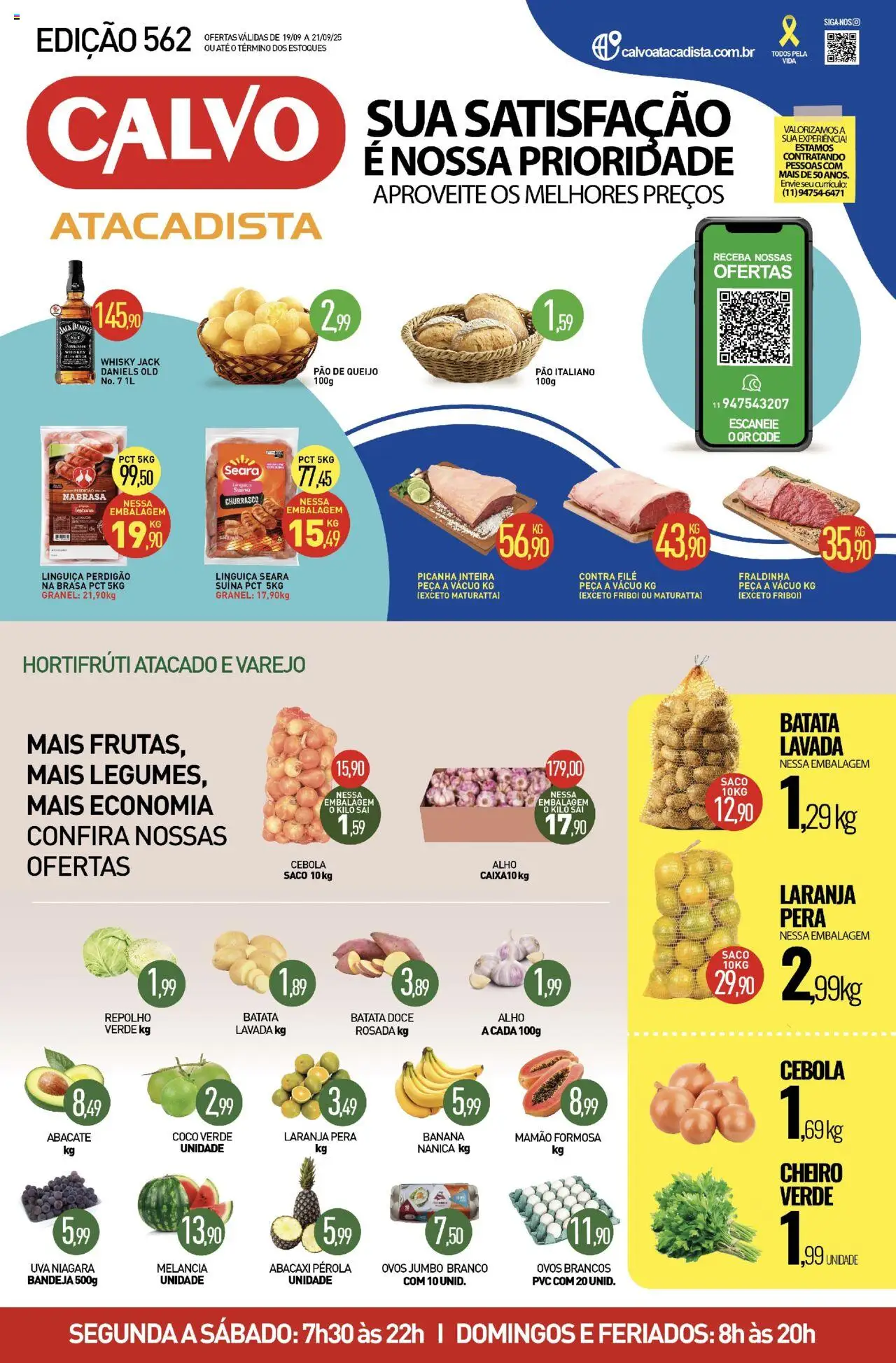 Calvo Atacadista folheto "Ofertas da semana" válido a partir de 19/09/2025 - número de página 1