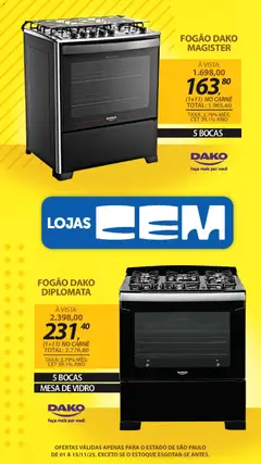 Pré-Visualização do folheto "Ofertas atuais" da loja Lojas Cem válido a partir de 01/11/2025 | Página: 43
