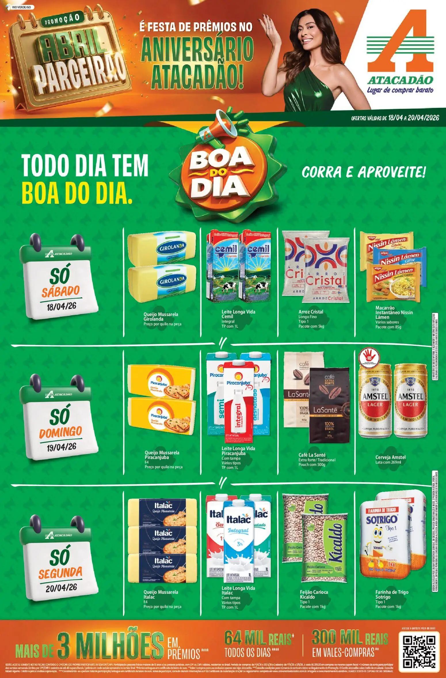 Pré-Visualização do folheto "Atacadão ofertas - GO" da loja Atacadão válido a partir de 18/04/2026