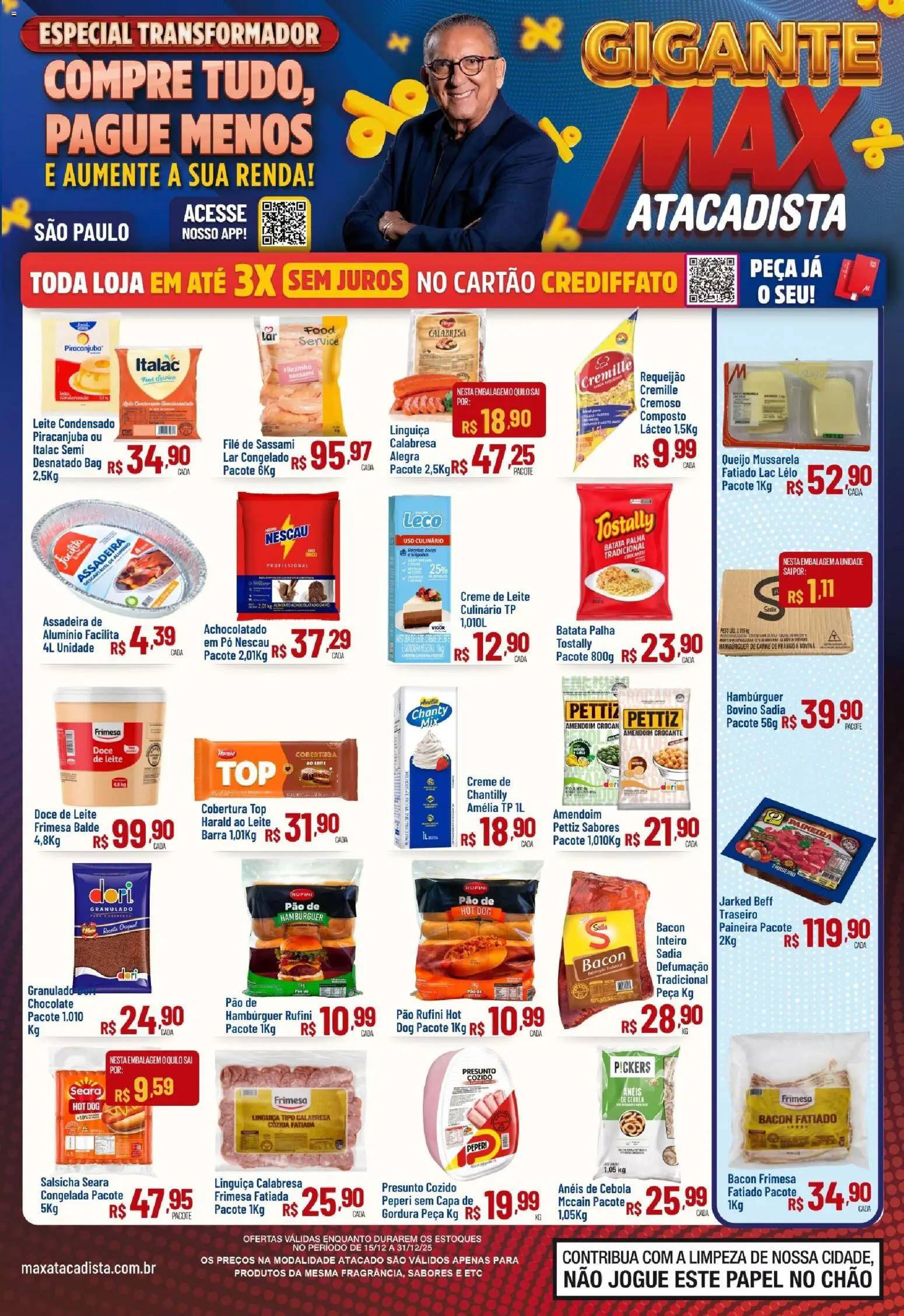 Pré-Visualização do folheto "Ofertas Especial Transformador" da loja Max Atacadista válido a partir de 15/12/2025