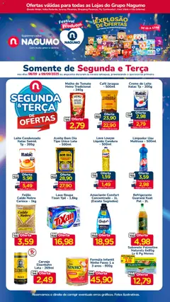 Pré-Visualização do folheto "Ofertas Segunda e Terça" da loja Nagumo válido a partir de 08/09/2025