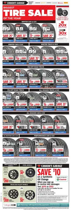 Preview of leaflet Weekly flyer / circulaire from shop Canadian Tire is valid from Oct 17, 2025