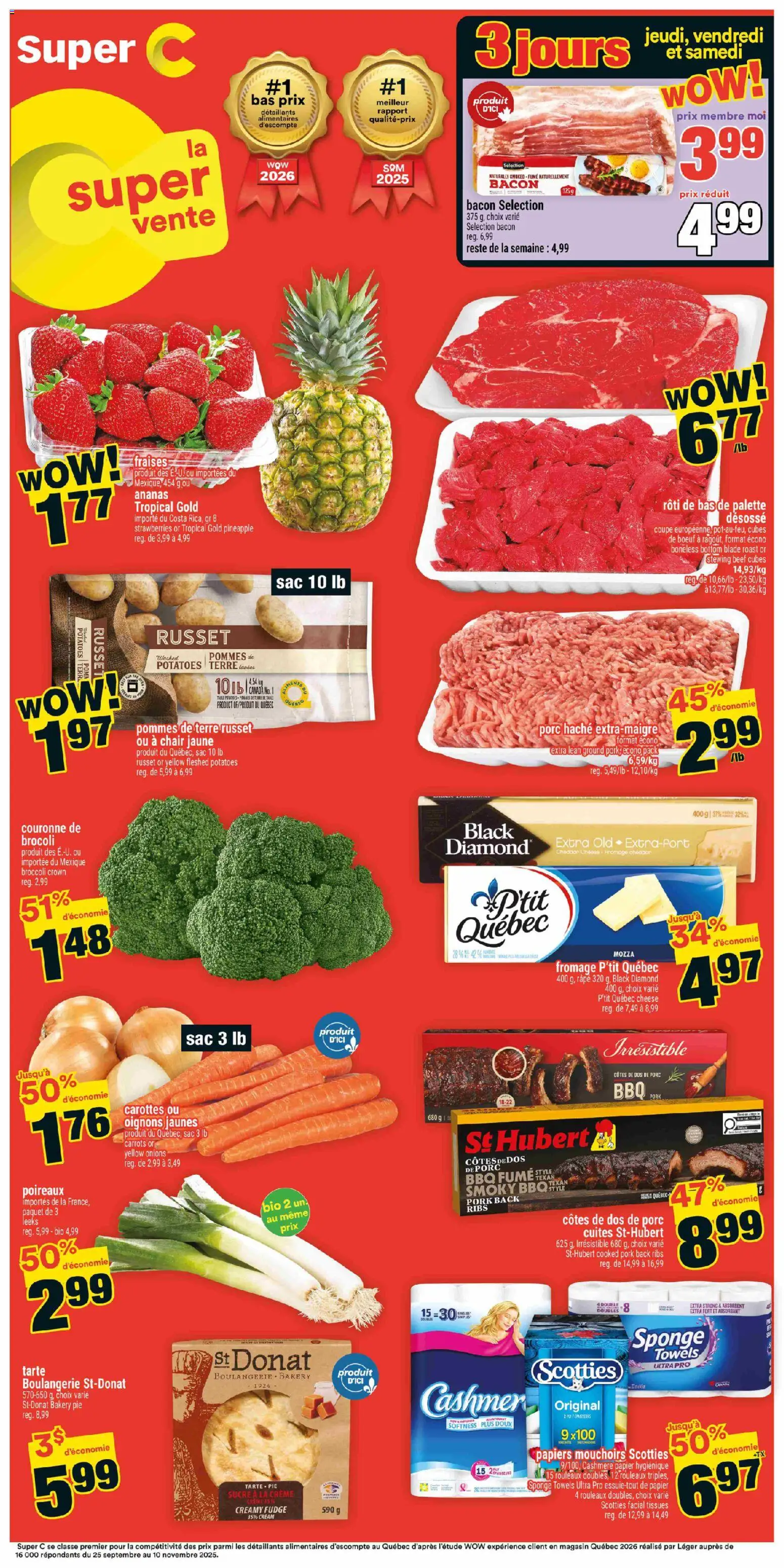 Preview of leaflet Super C weekly flyer / circulaire from shop Super C is valid from Mar 26, 2026