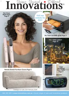 Preview of catalogue Catalogue February/March 2026 from shop Innovations valid 25/02/2026
