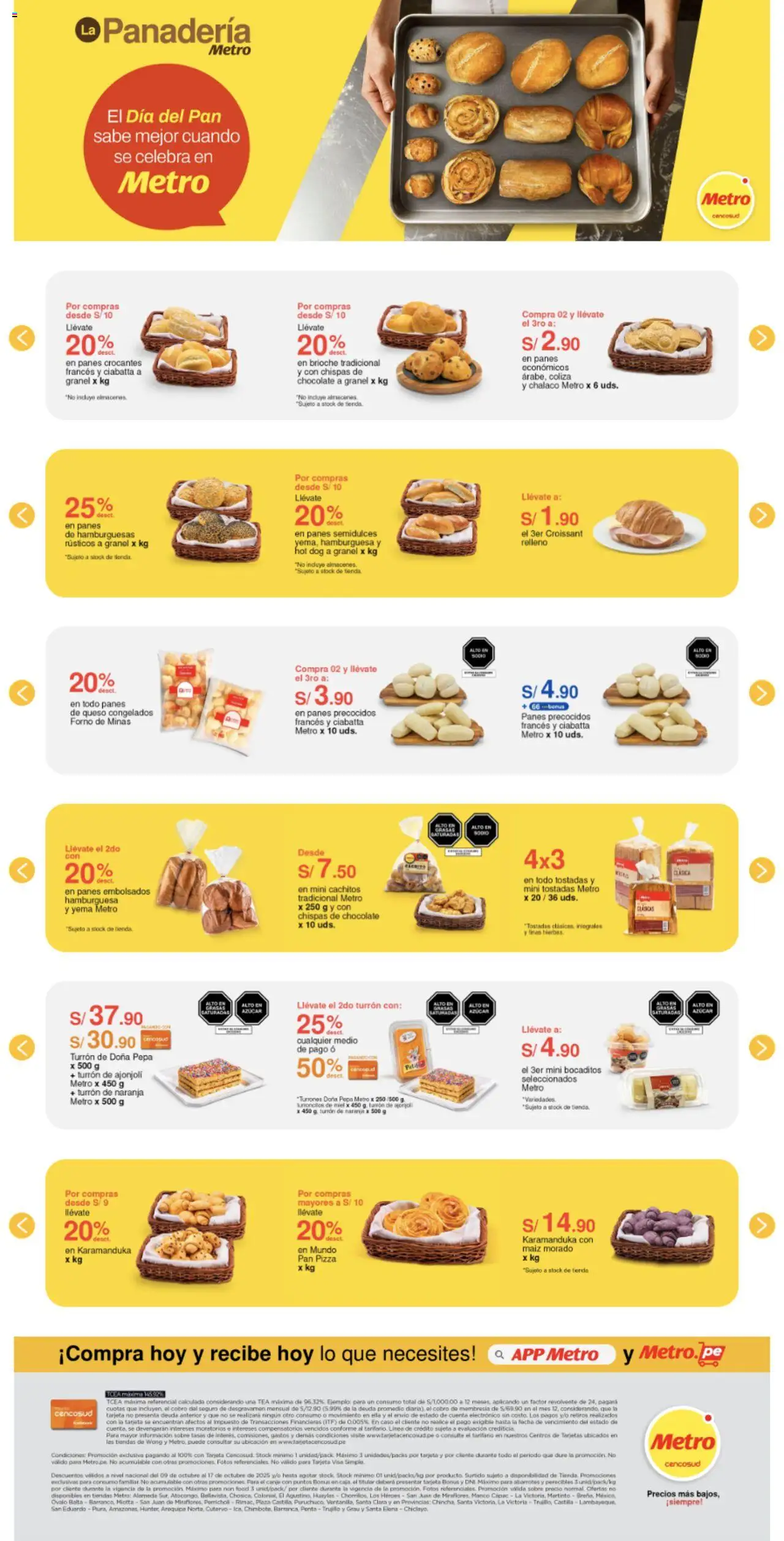 Metro Catálogo (09/10/2025 - 17/10/2025) - ofertas de hoy - número de página 1