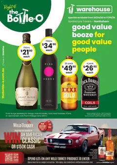 Preview of catalogue The Bottle-O catalogue Burdell from shop The Bottle-O valid 19/04/2026