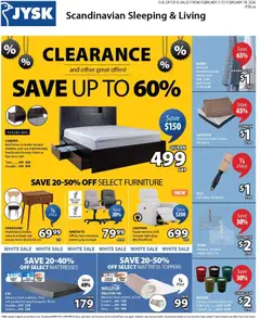 Preview of leaflet Weekly Flyer from shop JYSK is valid from Feb 05, 2026