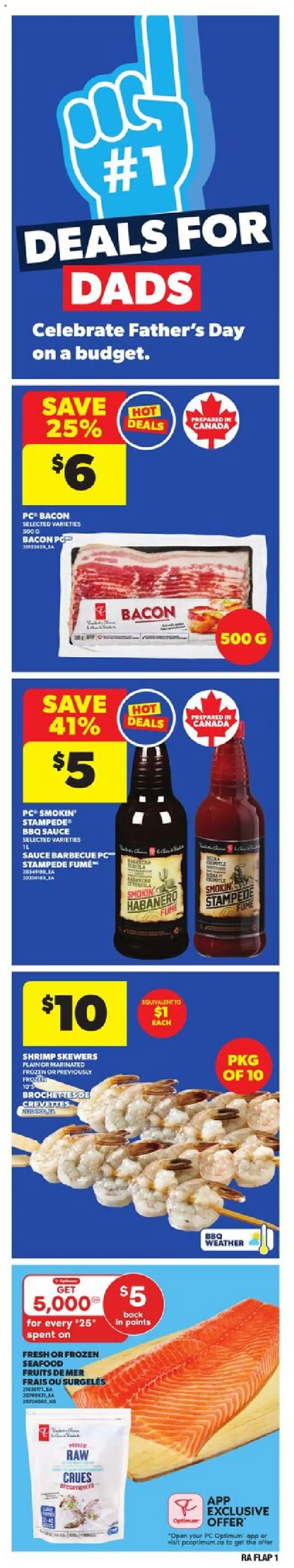 Atlantic Superstore flyer valid from Jun 12, 2025 - page number 1 - Thé