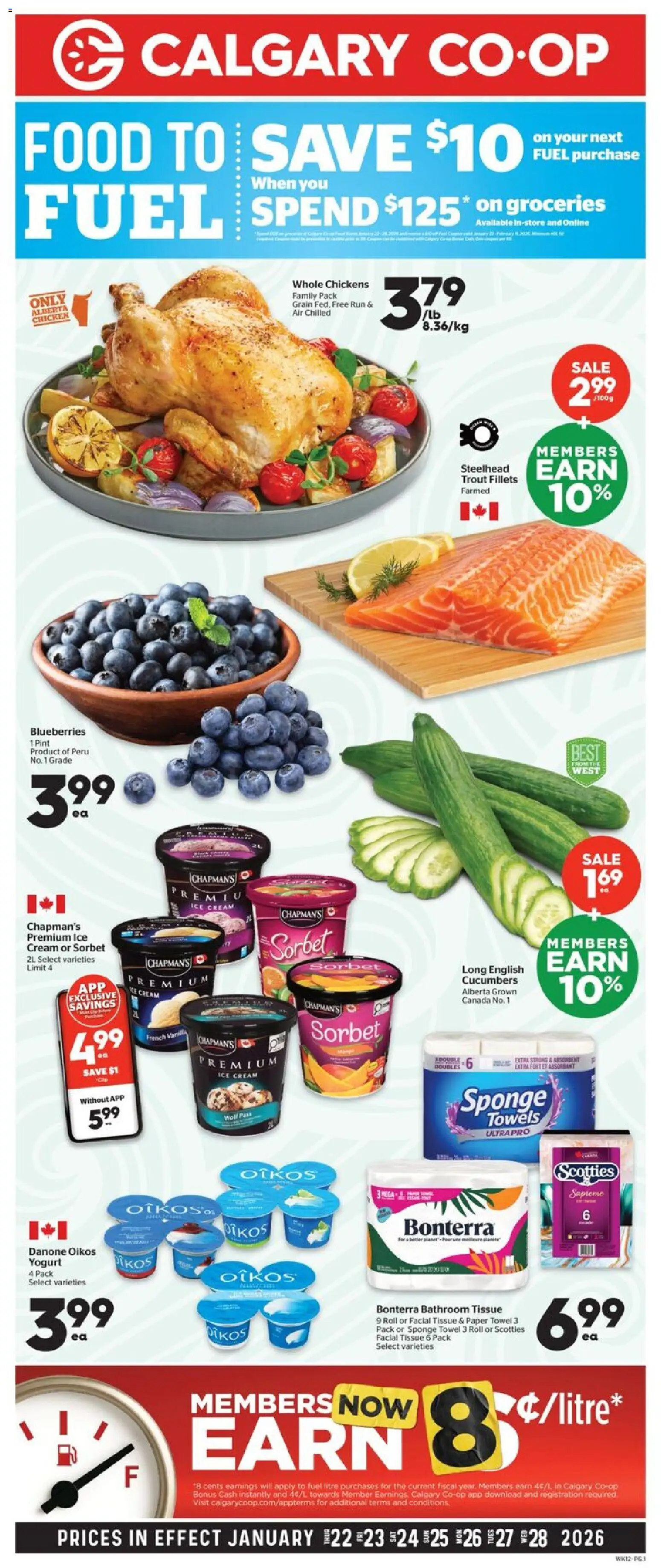 Preview of leaflet Weekly flyer / circulaire from shop Calgary Co-op is valid from Jan 22, 2026