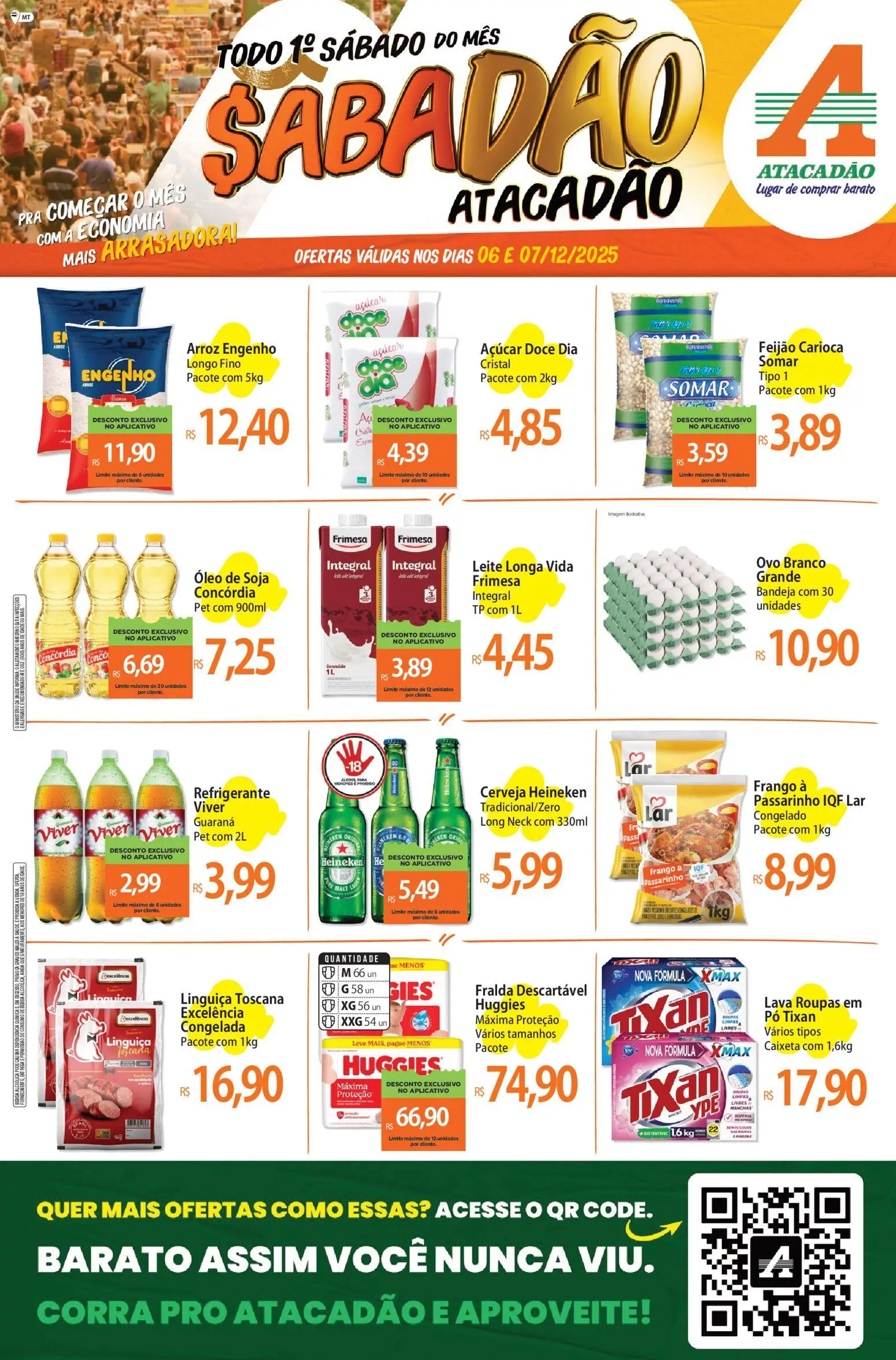 Pré-Visualização do folheto "Ofertas - MT" da loja Atacadão válido a partir de 06/12/2025