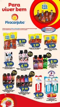 Pré-Visualização do folheto "Bramil Supermercados ofertas Piracanjuba" da loja Bramil Supermercados válido a partir de 17/04/2026