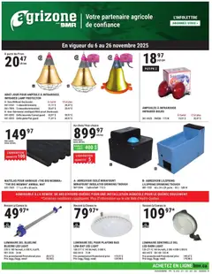 Preview of leaflet Circulaire - Agrizone from shop BMR is valid from Nov 06, 2025