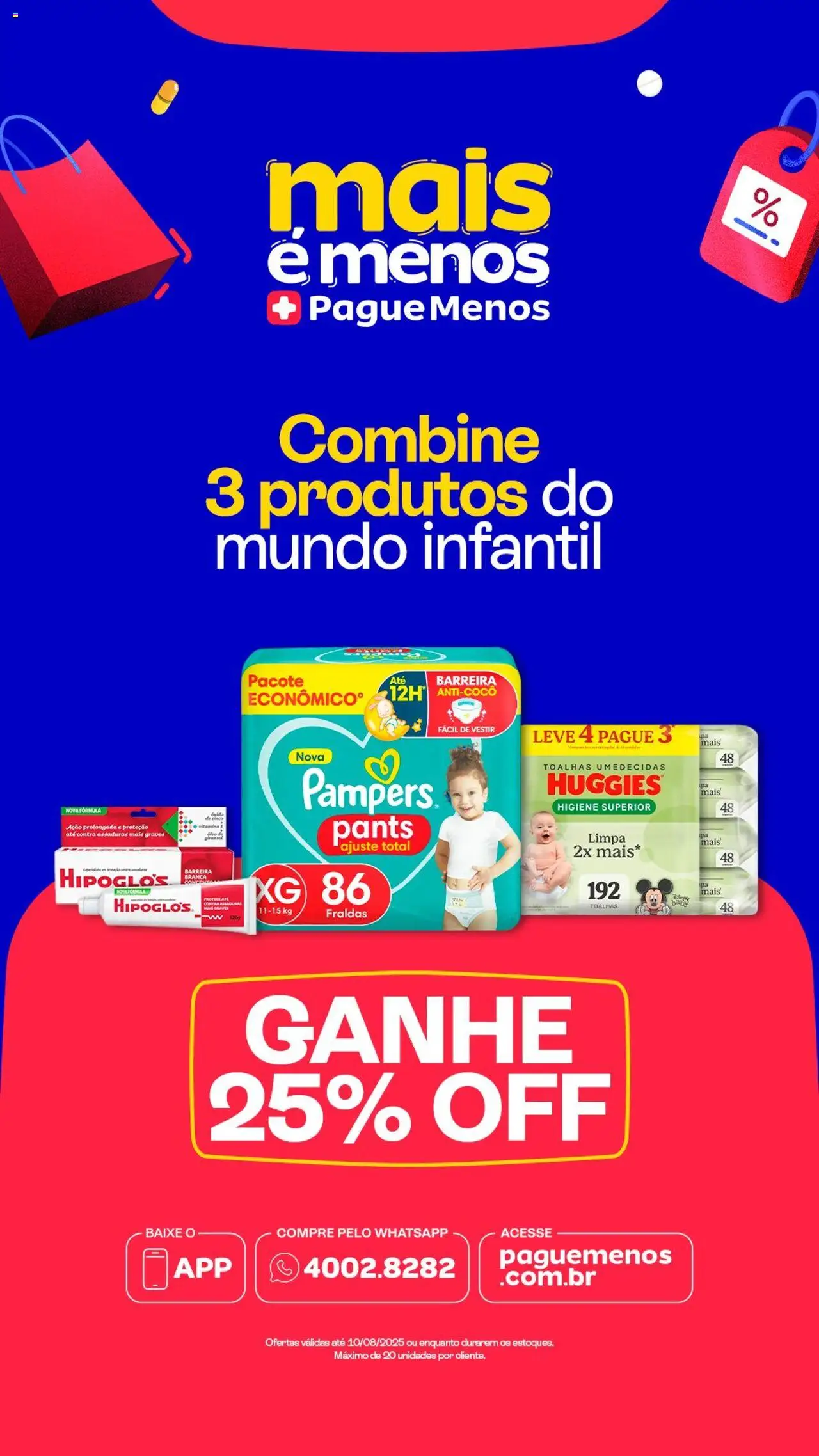 Pague Menos folheto "Catálogo atual" válido a partir de 04/08/2025 - número de página 1
