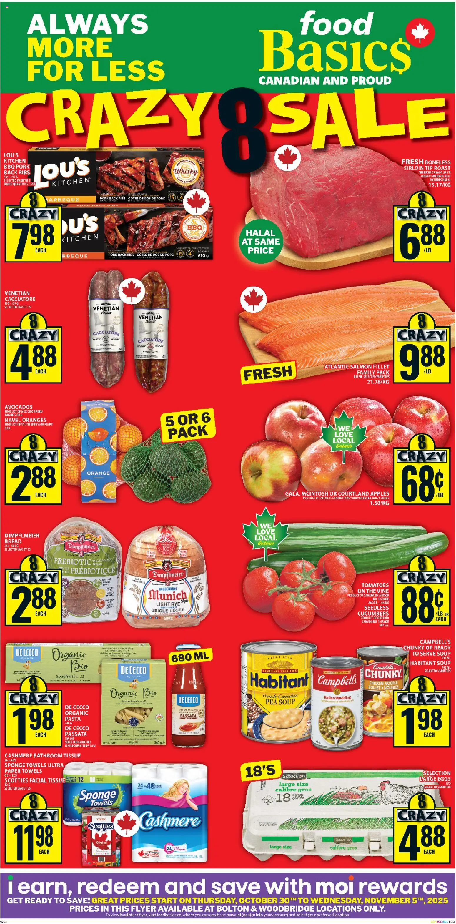 Preview of leaflet Woodbridge from shop Food Basics is valid from Oct 30, 2025