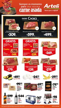 Vista previa las ofertas de la tienda Arteli - Folleto Carnes Suc. Valles desde el 09/01/2026 