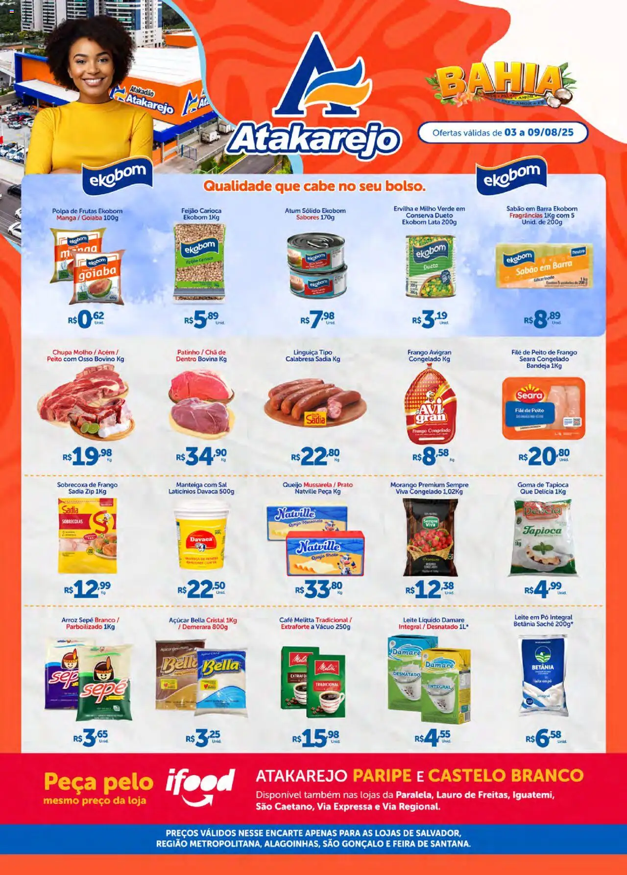 Atakarejo folheto "Encarte" válido a partir de 03/08/2025 - número de página 1