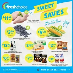 Preview of catalogue Catalogue from shop FreshChoice valid 12 Jan 2026