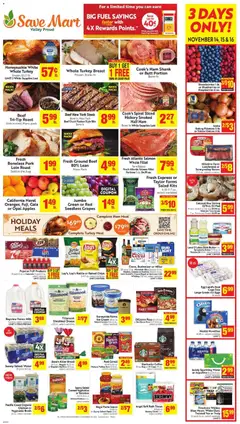 Ad Preview of Save Mart Weekly Ad from 11/12/2025 | Page: 1