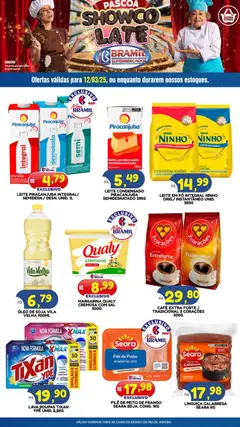 Pré-Visualização do folheto "Bramil Supermercados ofertas do Dia" da loja Bramil Supermercados válido a partir de 12/03/2026