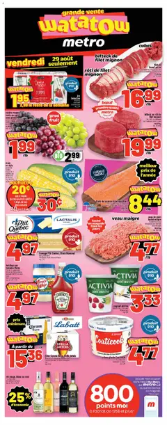 Preview of leaflet Weekly flyer / circulaire from shop Metro is valid from Aug 28, 2025