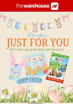 Preview of catalogue The Warehouse catalogue from shop The Warehouse valid 18 Mar 2026